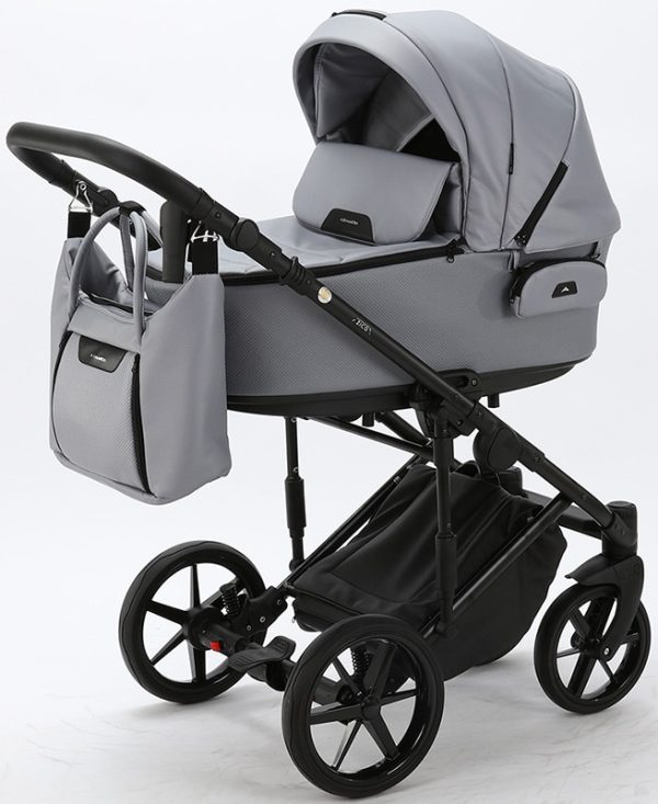 Детская коляска Adamex Zico Deluxe 2 в 1 Z-SM03 СЕР. КОЖА — изображение 54