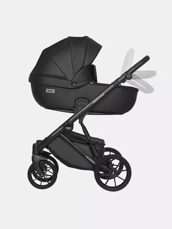 Коляска 3 в 1 Riko Basic Montana Ecco 12 black — изображение 12
