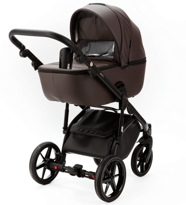 Детская коляска Adamex Nola Deluxe 2 в 1 N-SA28 (КОРИЧНЕВАЯ КОЖА) — изображение 63
