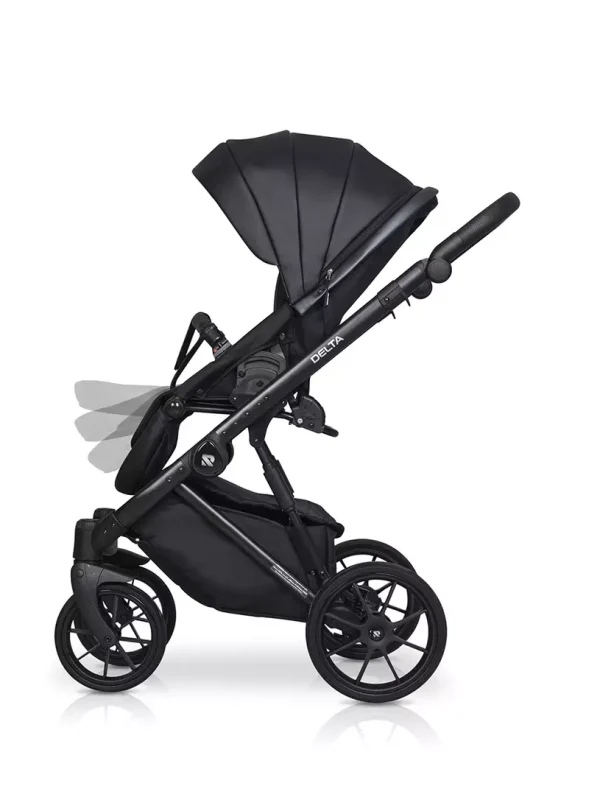 Коляска 2 в 1 Riko Basic Delta Ecco 15 black — изображение 90