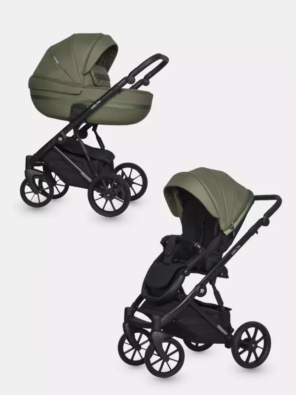 Коляска 2 в 1 Riko Basic Delta Ecco 15 black — изображение 70