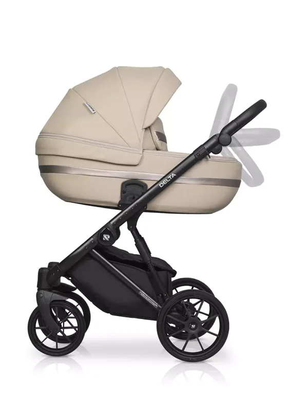 Коляска 2 в 1 Riko Basic Delta Ecco 15 black — изображение 32
