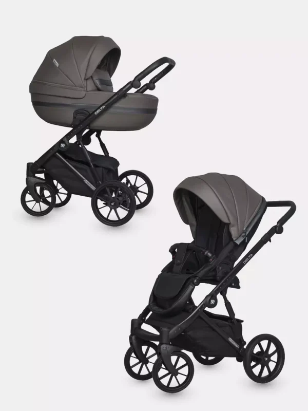 Коляска 2 в 1 Riko Basic Delta Ecco 15 black — изображение 21