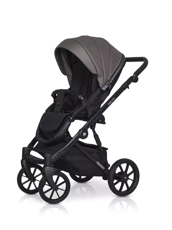 Коляска 2 в 1 Riko Basic Delta Ecco 15 black — изображение 12