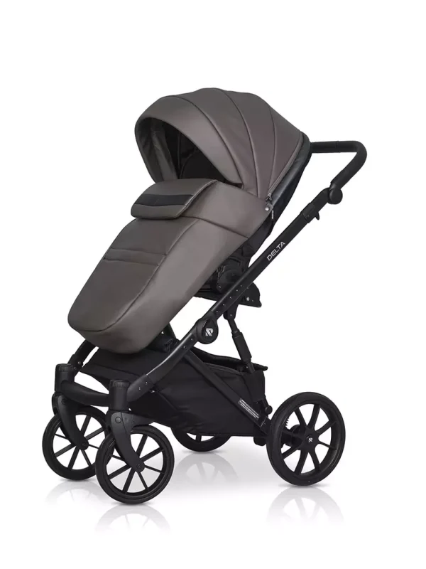 Коляска 2 в 1 Riko Basic Delta Ecco 15 black — изображение 11