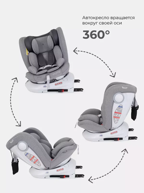 Автокресло Rant Drive Active line 0123 (0-36 кг) Grey — изображение 14