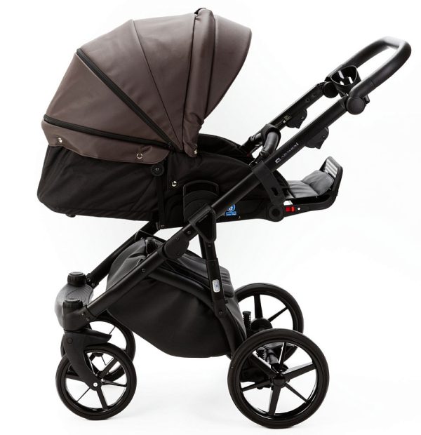 Детская коляска Adamex Nola Deluxe 2 в 1 N-SA28 (КОРИЧНЕВАЯ КОЖА) — изображение 57