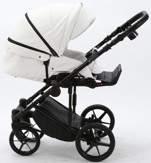 Детская коляска Adamex Zico Deluxe 2 в 1 Z-SM03 СЕР. КОЖА — изображение 42