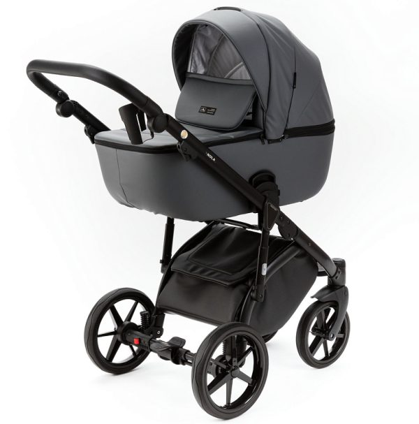 Детская коляска Adamex Nola Deluxe 2 в 1 N-SA28 (КОРИЧНЕВАЯ КОЖА) — изображение 52