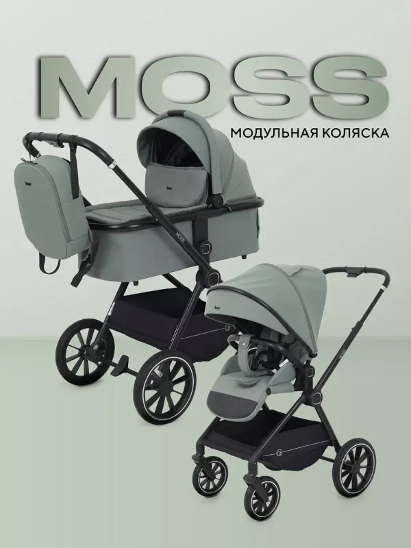 Коляска 2 в 1 Rant Moss 2025 Black — изображение 86