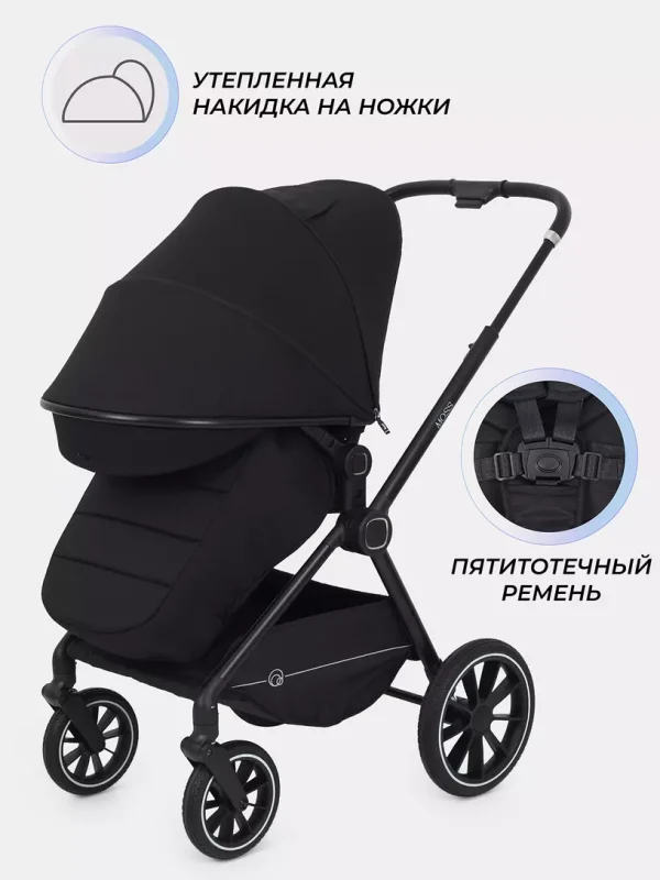 Коляска 2 в 1 Rant Moss 2025 Black — изображение 78