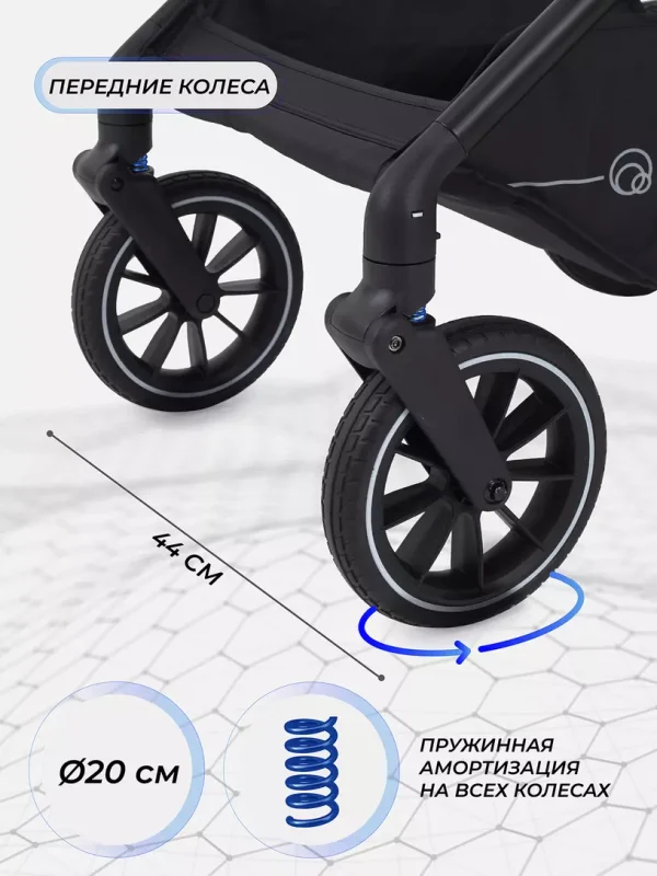 Коляска 2 в 1 Rant Moss 2025 Black — изображение 76