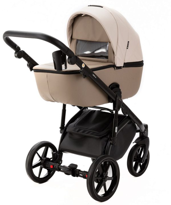 Детская коляска Adamex Nola Deluxe 2 в 1 N-SA28 (КОРИЧНЕВАЯ КОЖА) — изображение 42