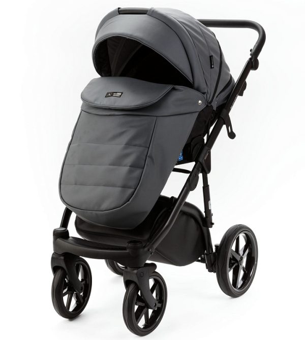 Детская коляска Adamex Nola Deluxe 2 в 1 N-SA28 (КОРИЧНЕВАЯ КОЖА) — изображение 10
