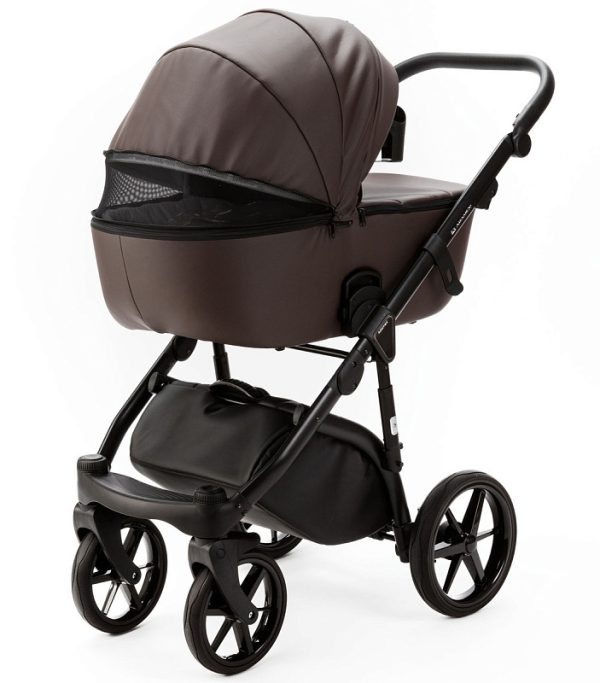 Детская коляска Adamex Nola Deluxe 2 в 1 N-SA28 (КОРИЧНЕВАЯ КОЖА) — изображение 70