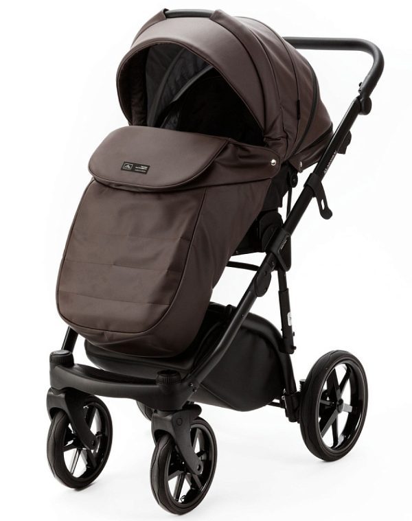 Детская коляска Adamex Nola Deluxe 2 в 1 N-SA28 (КОРИЧНЕВАЯ КОЖА) — изображение 66