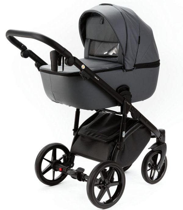 Детская коляска Adamex Nola Deluxe 2 в 1 N-SA28 (КОРИЧНЕВАЯ КОЖА) — изображение 65